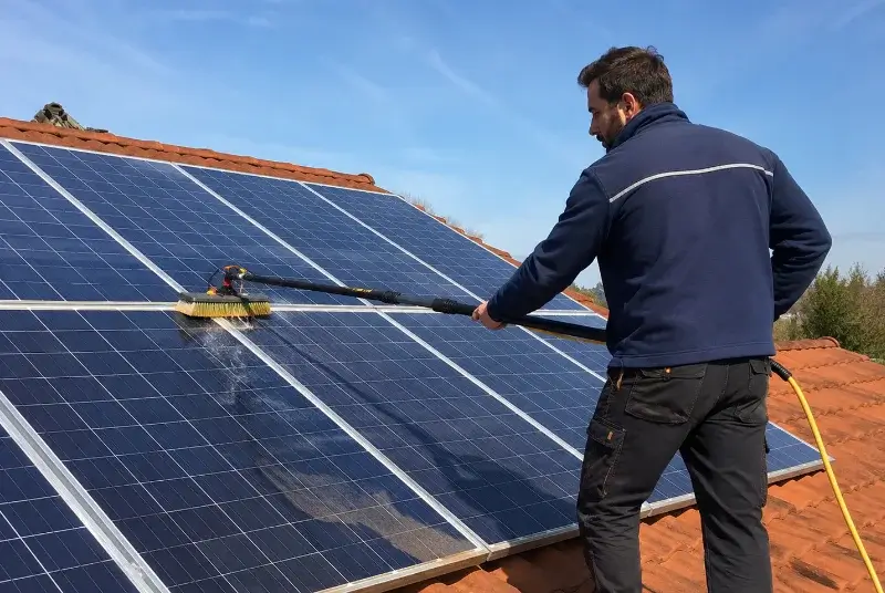 Nettoyage et entretien de panneaux solaires à Trévien