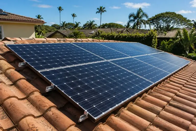 Installation de panneaux solaires à Trévien